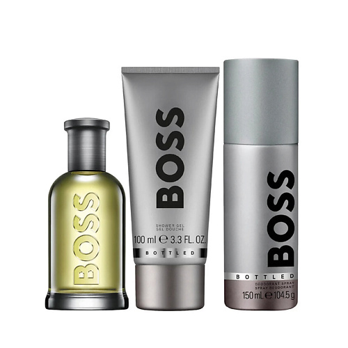 

BOSS Набор Boss Bottled: Туалетная вода + Дезодорант-спрей + Гель для душа, Набор Boss Bottled: Туалетная вода + Дезодорант-спрей + Гель для душа