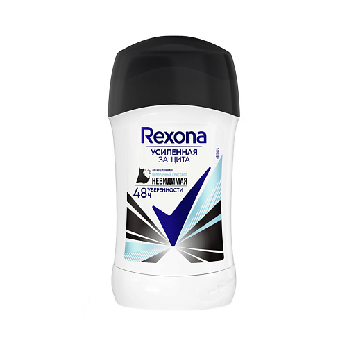 Дезодорант-стик REXONA Дезодорант- антиперспирант карандаш усиленная защита Невидимая прозрачный кристалл