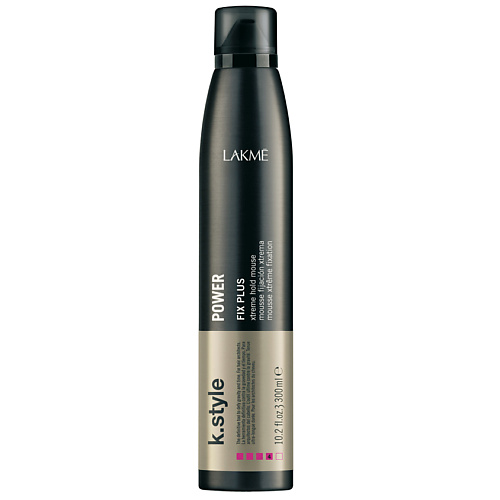 

LAKME Мусс для укладки волос экстра сильной фиксации K. Style Power Fix Plus Mousse 300, Мусс для укладки волос экстра сильной фиксации K. Style Power Fix Plus Mousse