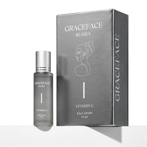 

GRACE FACE Сыворотка для лица с витамином С во флаконе с роликом 15, Сыворотка для лица с витамином С во флаконе с роликом