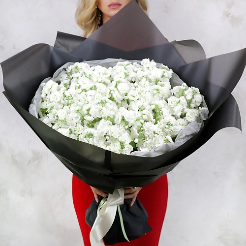 

БУКЕТ МАРКЕТ ДАРИТЕ С УДОВОЛЬСТВИЕМ Букет из 31 белой маттиолы, Букет из 31 белой маттиолы