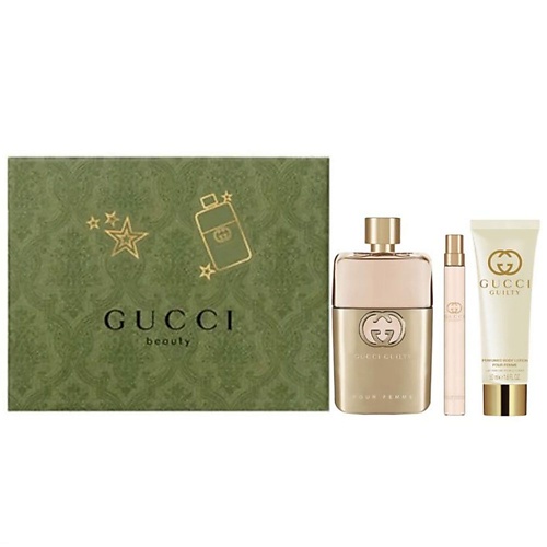 

GUCCI Набор Guilty Pour Femme: Парфюмерная вода + Дорожный флакон + Лосьон, Набор Guilty Pour Femme: Парфюмерная вода + Дорожный флакон + Лосьон