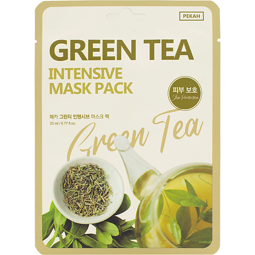 

PEKAH Тканевая маска с экстрактом Зеленого чая Green Tea Intensive Mask Pack 23, Тканевая маска с экстрактом Зеленого чая Green Tea Intensive Mask Pack