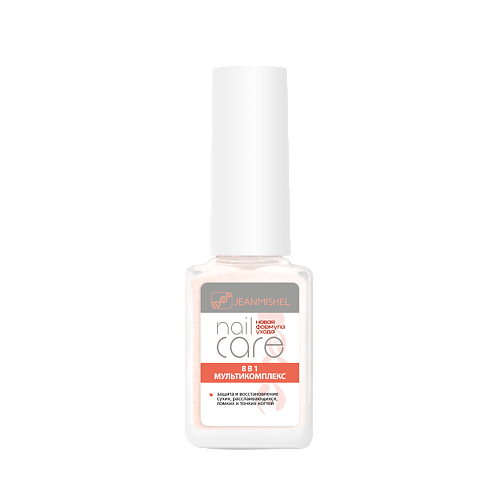 Восстановитель для ногтей JEANMISHEL NAIL CARE: Лак-средство 8 в 1 МУЛЬТИКОМПЛЕКС