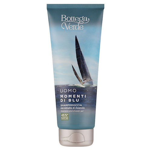 

BOTTEGA VERDE Шампунь и гель для душа с экстрактом абсента Momenti di Blu 200, Шампунь и гель для душа с экстрактом абсента Momenti di Blu