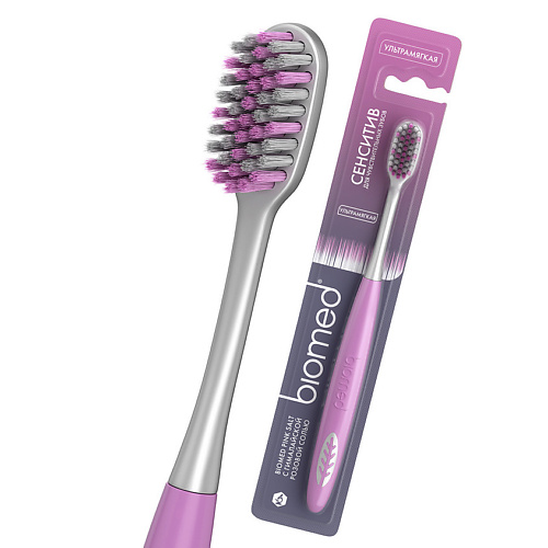 

BIOMED Комплексная зубная щетка мягкая Pink Salt, Комплексная зубная щетка мягкая Pink Salt