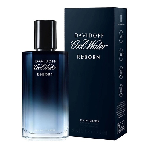

DAVIDOFF Туалетная вода Cool Water Reborn 75, Туалетная вода Cool Water Reborn