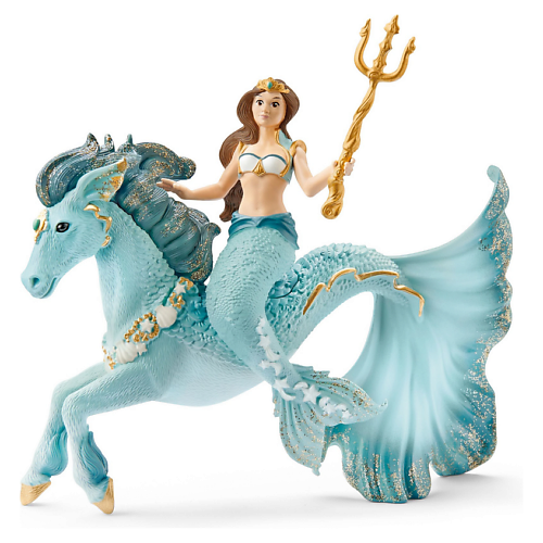 

SCHLEICH Фигурка Русалка Айела на подводном коне, Фигурка Русалка Айела на подводном коне