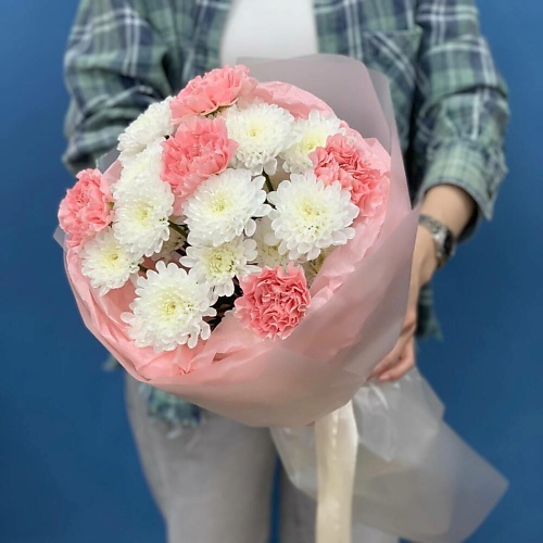 

MERSI FLOWERS Хризантемы с диантусами, Хризантемы с диантусами