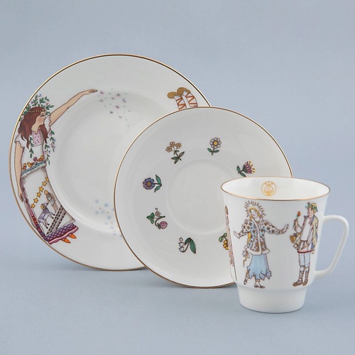 

ИМПЕРАТОРСКИЙ ФАРФОРОВЫЙ ЗАВОД Комплект кофейный "Опера Снегурочка", Комплект кофейный "Опера Снегурочка"