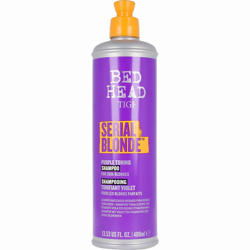

TIGI Тонирующий шампунь для светлых волос BED HEAD serial blonde purple toning 400, Тонирующий шампунь для светлых волос BED HEAD serial blonde purple toning