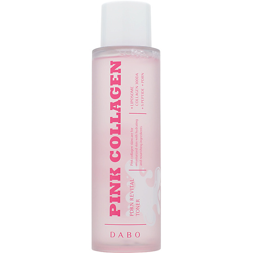 

DABO Тонер с коллагеном, комплексом пептидов и PDRN Pink Collagen 150, Тонер с коллагеном, комплексом пептидов и PDRN Pink Collagen