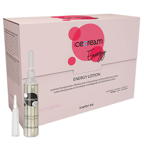 

INEBRYA Лосьон для стимуляции роста и против выпадения волос Energy, Лосьон для стимуляции роста и против выпадения волос Energy