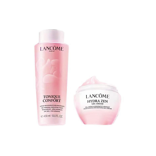 Набор средств для лица LANCOME Набор Lancome: Тоник Tonique Confort + Успокаивающий гель-крем Hydra Zen