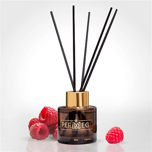 

PERMEGI Диффузор для дома с палочками "Малина" 50, Диффузор для дома с палочками "Малина"