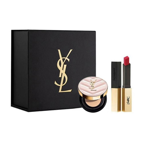 

YVES SAINT LAURENT Помада Rouge Pur Couture The Slim Matte + Кушон Touche Eclat Glow-Pact, Помада Rouge Pur Couture The Slim Matte + Кушон Touche Eclat Glow-Pact