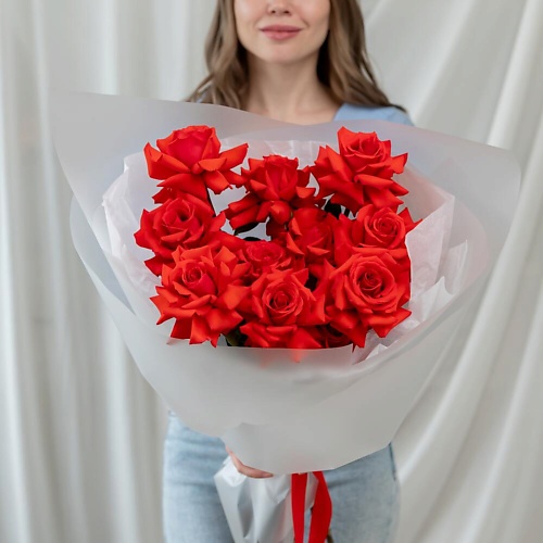 

MERSI FLOWERS Букет из 11 роз Нина, Букет из 11 роз Нина