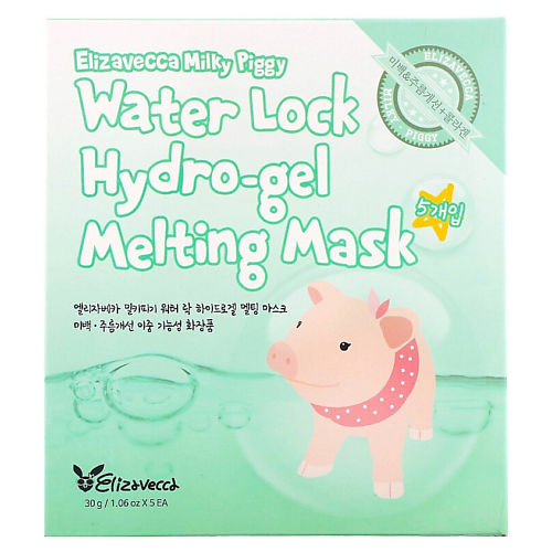

ELIZAVECCA Набор гидрогелевых масок Milky Piggy Water Lock Hydrogel Melting Mask, Набор гидрогелевых масок Milky Piggy Water Lock Hydrogel Melting Mask