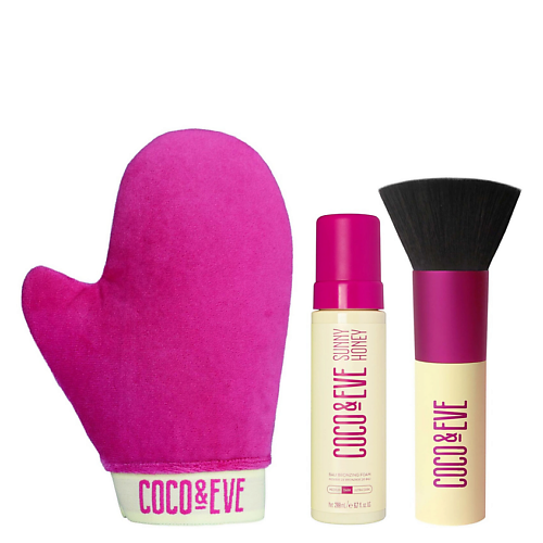 

COCO & EVE Набор средств для лица Bali Бронзирующая пена+Рукавица+Кисть, Набор средств для лица Bali Бронзирующая пена+Рукавица+Кисть