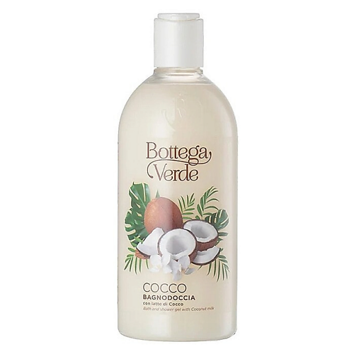 

BOTTEGA VERDE Гель для душа с кокосовым молоком Bath And Shower Gel With Coconut Milk 400, Гель для душа с кокосовым молоком Bath And Shower Gel With Coconut Milk