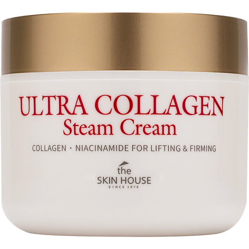 

THE SKIN HOUSE Ультраколлагеновый паровой крем с ретинолом и ниацинамидом Ultra Collagen Steam Cream Triple Formula & Firming 50, Ультраколлагеновый паровой крем с ретинолом и ниацинамидом Ultra Collagen Steam Cream Triple Formula & Firming