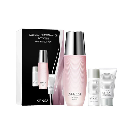 

SENSAI Набор Cellular Performance Lotion II: Лосьон + Гидрофильное масло + Гель для умывания, Набор Cellular Performance Lotion II: Лосьон + Гидрофильное масло + Гель для умывания