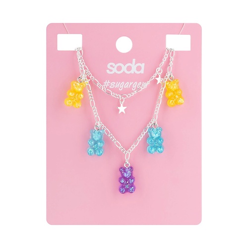 

SODA Ожерелье RAINBOW BEARS #sugargem, Ожерелье RAINBOW BEARS #sugargem