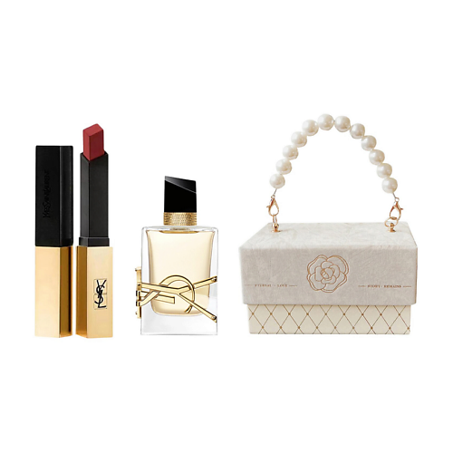 

YVES SAINT LAURENT Набор бестселелеров YSL: Помада + Миниатюра парфюмерной воды, Набор бестселелеров YSL: Помада + Миниатюра парфюмерной воды