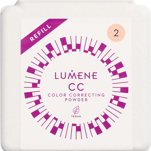 

LUMENE Компактная цветокорректирующая пудра CC Color Correcting, сменный блок 10, Компактная цветокорректирующая пудра CC Color Correcting, сменный блок