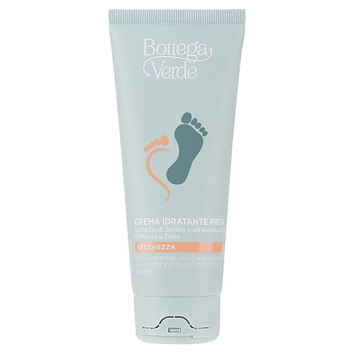 

BOTTEGA VERDE Увлажняющий крем для ног с маслом жожоба, мяты и тимьяна Moisturizing Foot Cream 100, Увлажняющий крем для ног с маслом жожоба, мяты и тимьяна Moisturizing Foot Cream