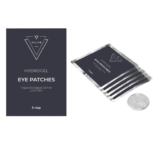 

AGLOW Гидрогелевые патчи для глаз, 5 пар, Гидрогелевые патчи для глаз, 5 пар