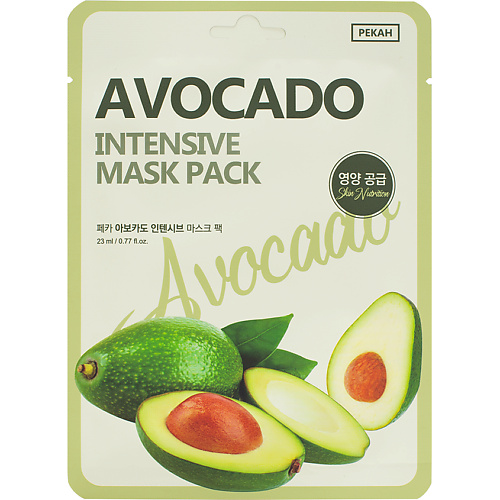 

PEKAH Тканевая маска с экстрактом Авокадо Avocado Intensive Mask Pack 23, Тканевая маска с экстрактом Авокадо Avocado Intensive Mask Pack