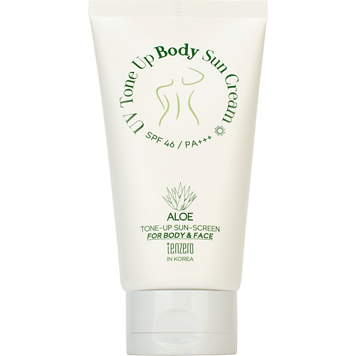 

TENZERO Солнцезащитный крем для лица и тела с алоэ, SPF46/PА+++ UV Tone Up Body Sun Cream Aloe 150, Солнцезащитный крем для лица и тела с алоэ, SPF46/PА+++ UV Tone Up Body Sun Cream Aloe