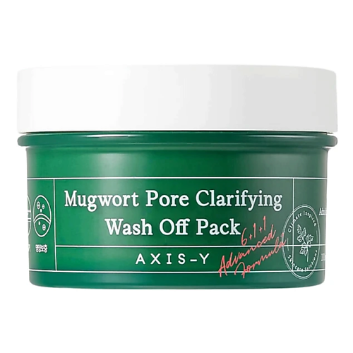 

AXIS-Y Глиняная маска с экстрактом полыни Mugwort Pore Clarifying Wash Off Pack 100, Глиняная маска с экстрактом полыни Mugwort Pore Clarifying Wash Off Pack