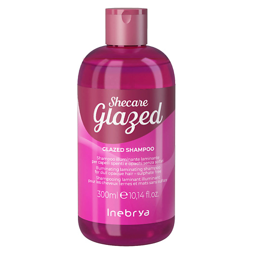 

INEBRYA Шампунь для блеска тусклых волос Shecare Glazed 300, Шампунь для блеска тусклых волос Shecare Glazed
