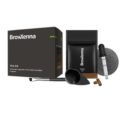 

BROWXENNA Набор для домашнего окрашивания 6в1 Tint Kit BrowXenna #05 Cooper, Набор для домашнего окрашивания 6в1 Tint Kit BrowXenna #05 Cooper