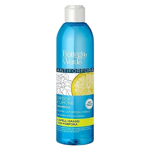 

BOTTEGA VERDE Шампунь против перхоти с экстрактами крапивы и лимона Anti-Dandruff Shampoo 250, Шампунь против перхоти с экстрактами крапивы и лимона Anti-Dandruff Shampoo
