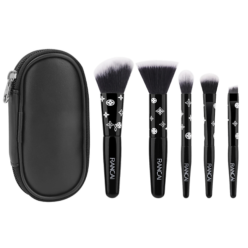 

RANCAI Мини набор кистей для макияжа в чехле, Мини набор кистей для макияжа в чехле