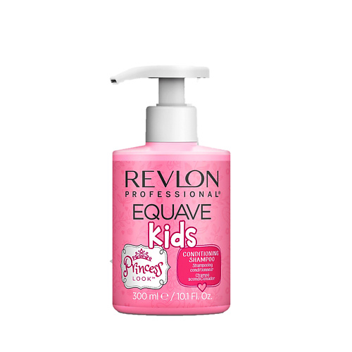 

REVLON PROFESSIONAL Шампунь для детей 2 в 1 Equave Kids Princess Shampoo 300, Шампунь для детей 2 в 1 Equave Kids Princess Shampoo