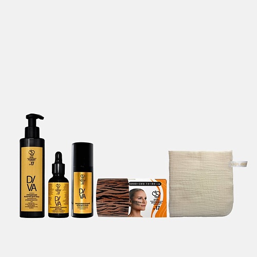 

DIVA DIAMOND "Комплексный уход за лицом + ЛИФТИНГ" с тейпом 5 в 1, "Комплексный уход за лицом + ЛИФТИНГ" с тейпом 5 в 1