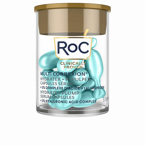 

ROC Сыворотка в капсулах Multi Correxion Hydrate + Plump, увлажнение и упругость, Сыворотка в капсулах Multi Correxion Hydrate + Plump, увлажнение и упругость