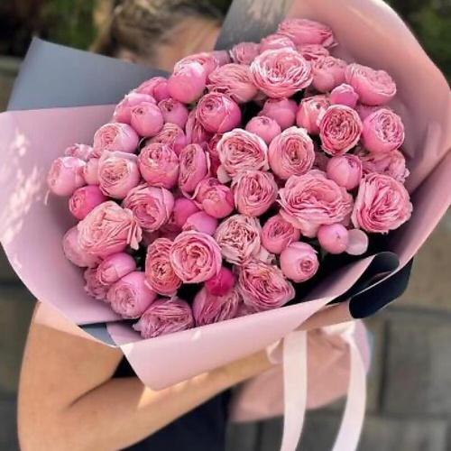 

CHALET GREEN Букет «Розовое облако» из кустовых роз Сильва Пинк, Букет «Розовое облако» из кустовых роз Сильва Пинк