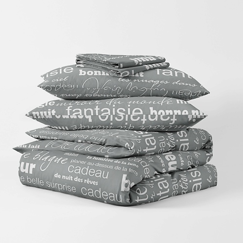 

НОЧЬ НЕЖНА Комплект постельного белья "Письма" 1,5-спальное, Комплект постельного белья "Письма" 1,5-спальное