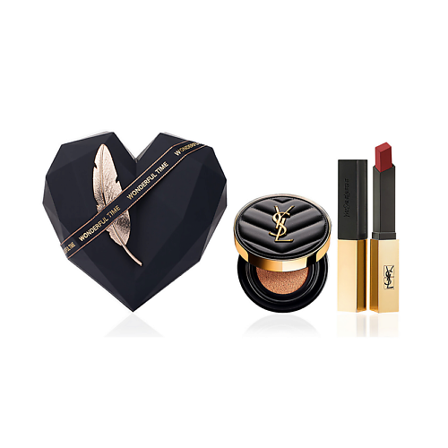 

YVES SAINT LAURENT Кушон Le Cushion Encre de Peau+ Матовая помада Rouge Pur Couture The Slim, Кушон Le Cushion Encre de Peau+ Матовая помада Rouge Pur Couture The Slim