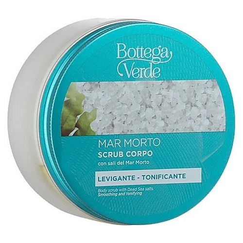 

BOTTEGA VERDE Разглаживающий и тонизирующий скраб для тела с солями Мертвого моря Mar Morto 200, Разглаживающий и тонизирующий скраб для тела с солями Мертвого моря Mar Morto