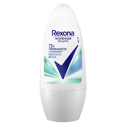 

REXONA Дезодорант-антиперспирант шариковый усиленная защита Свежесть душа 50, Дезодорант-антиперспирант шариковый усиленная защита Свежесть душа