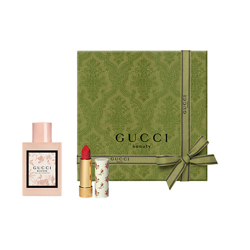 

GUCCI Набор Bloom Eau de Toilette & Rouge à Lèvres Voile Lipstick, Набор Bloom Eau de Toilette & Rouge à Lèvres Voile Lipstick