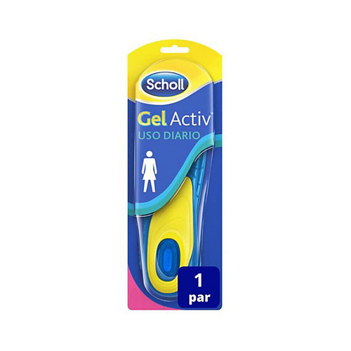 Дезодорирующие стельки Scholl Gel Activ Uso Diario.