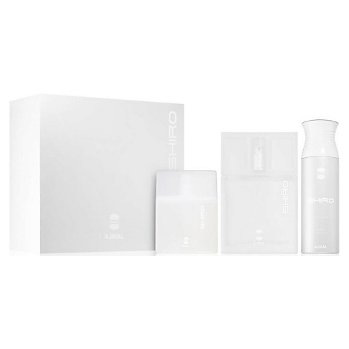 

AJMAL Набор парфюмерный Ajmal Shiro Парфюмерная вода+Спрей+Гель для душа, Набор парфюмерный Ajmal Shiro Парфюмерная вода+Спрей+Гель для душа