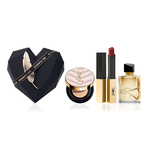 

YVES SAINT LAURENT Кушон Touche Eclat Glow-Pact + Помада Rouge Pur Couture The Slim + Libre, Кушон Touche Eclat Glow-Pact + Помада Rouge Pur Couture The Slim + Libre
